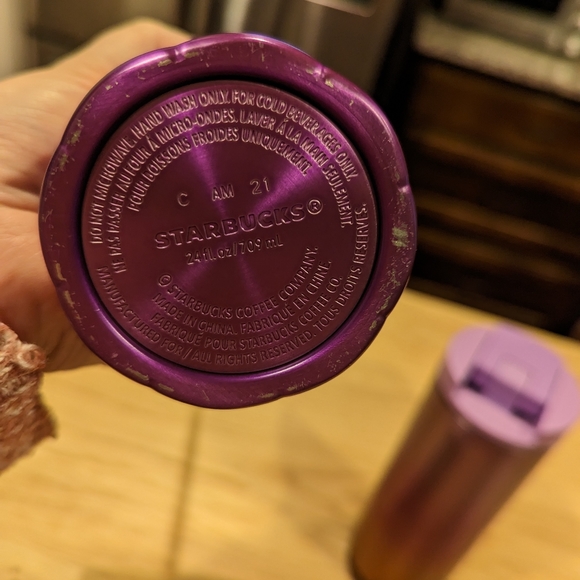 Two purple Starbucks Cups from Valentine's 22 - Picture 7 of 7